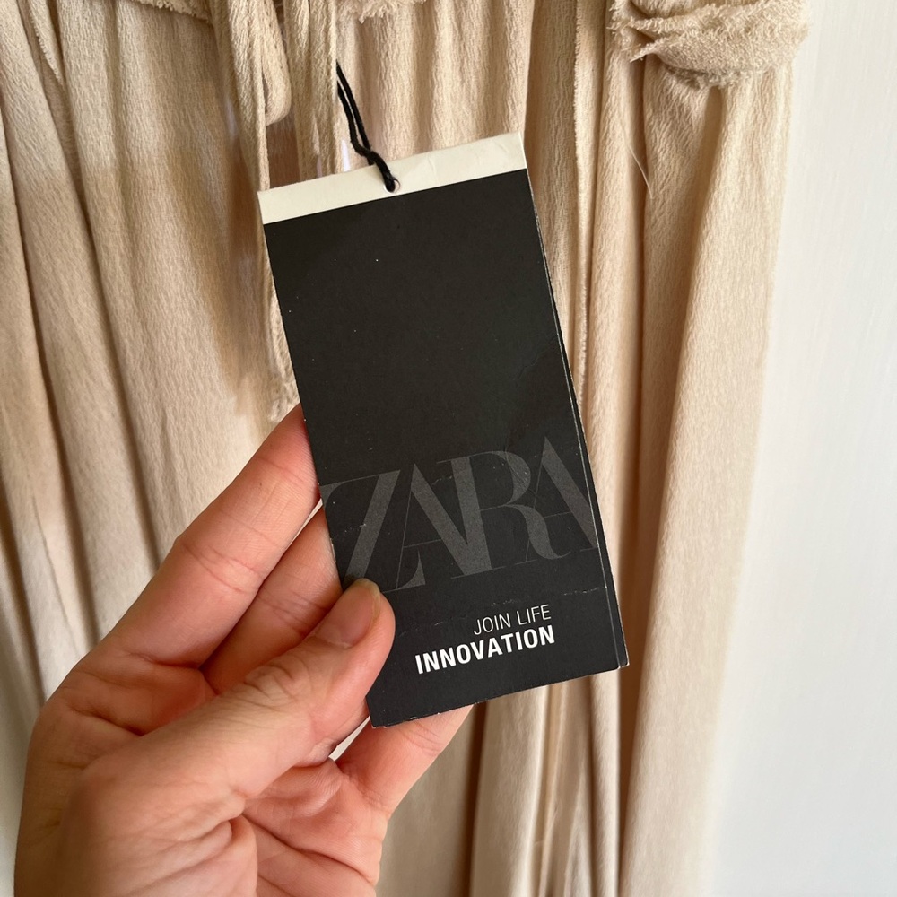 Zara Cream Maxi Dress - Picture 10 of 10